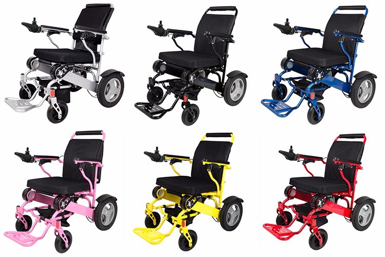 Medical Mechanical Collapsible Wheelchair Battery Operated Folding Electric Hydraulic Wheelchairs