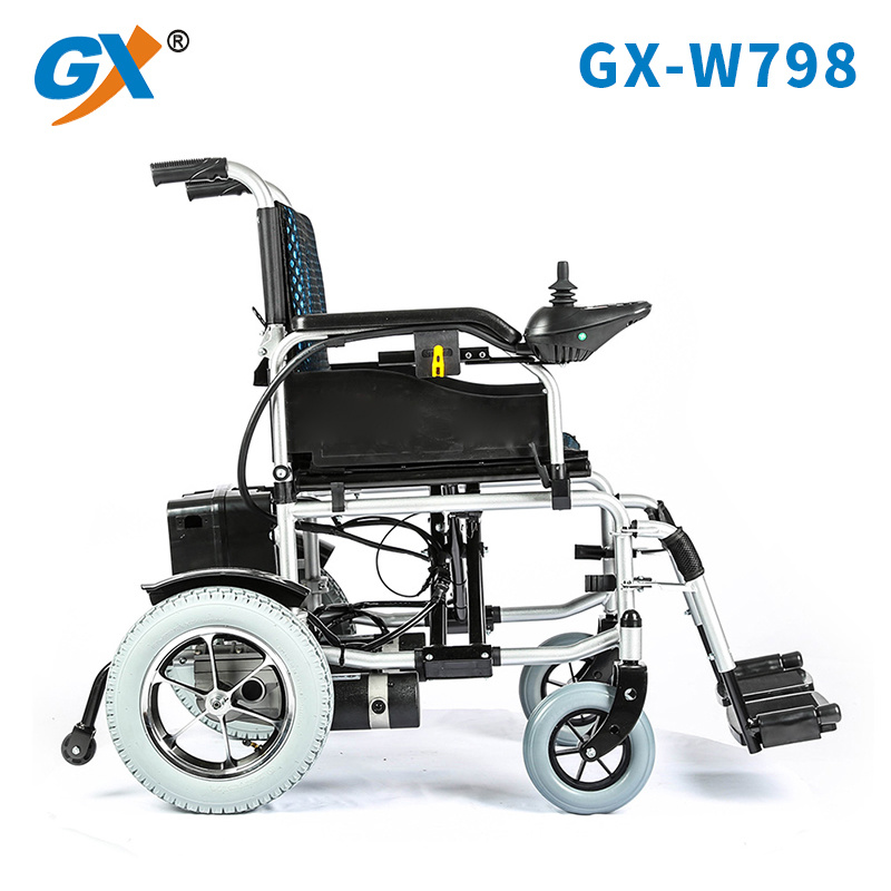 Portable Power Wheelchair with Automatic Electromagnetic Brake