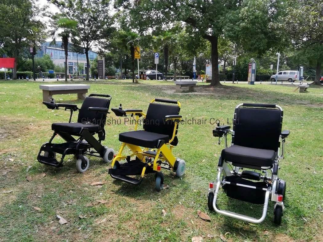 aluminum Alloy Noiseless Foldable Electric Wheelchair with Ce, ISO13485