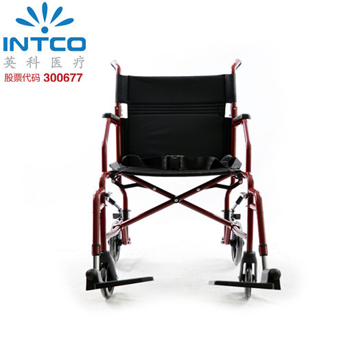 Lightweight Transit Folding Wheelchair Easy Transfered and Carried