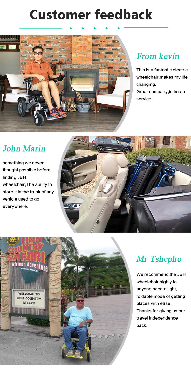 Easy to Carry Automatic Folding Portable Electric Wheelchair