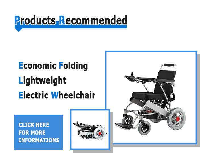 Health Care Supplies Folding Electric Disabled Wheelchairs for Sale