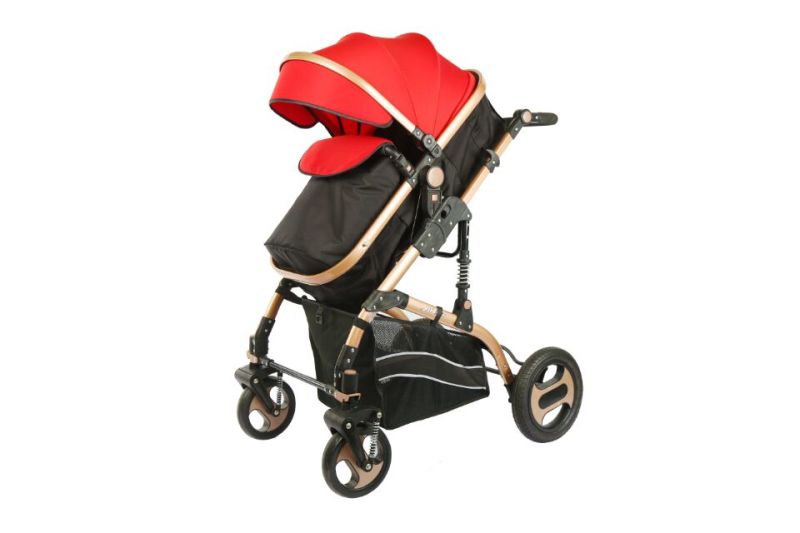 China Factory Multi-Function Steel Foldable Pram Baby Stroller