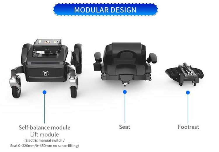 Sitting and Standing Assistance Elctric Motorized Wheelchair