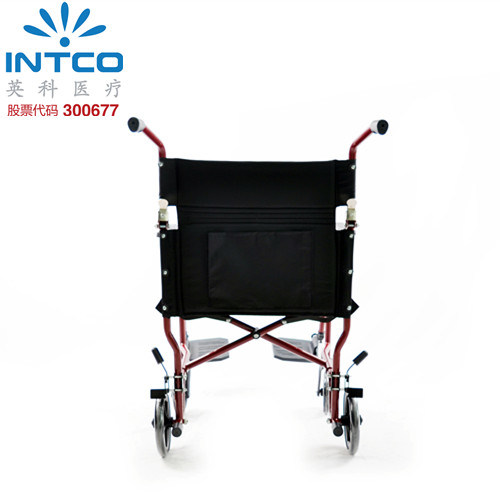 Lightweight Transit Folding Wheelchair Easy Transfered and Carried