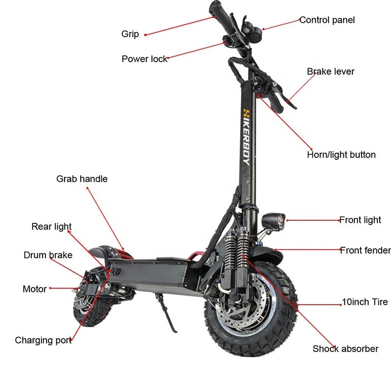 EEC/CE Electric Mobility Bike Scooter Folding Motor Electric Scooter