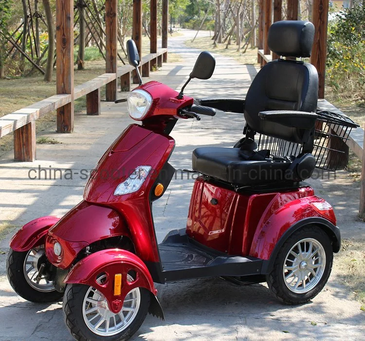 EEC Approved 4 Wheel Mobility Scooter with Rear Biger Basket (ES-034B)