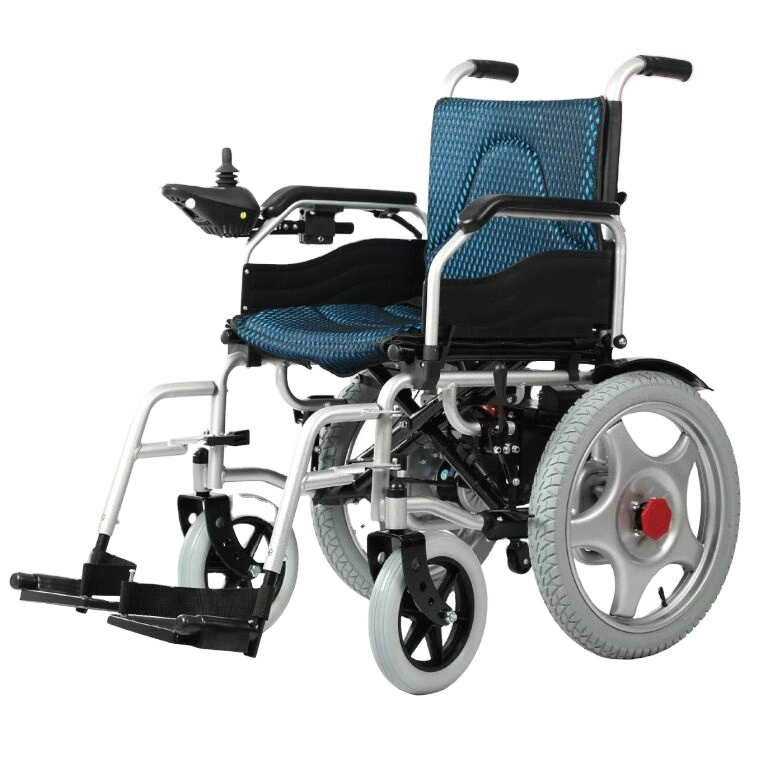 Handicapped Folding Motorized Automatic Motor Power Electric Wheelchair for Disabled