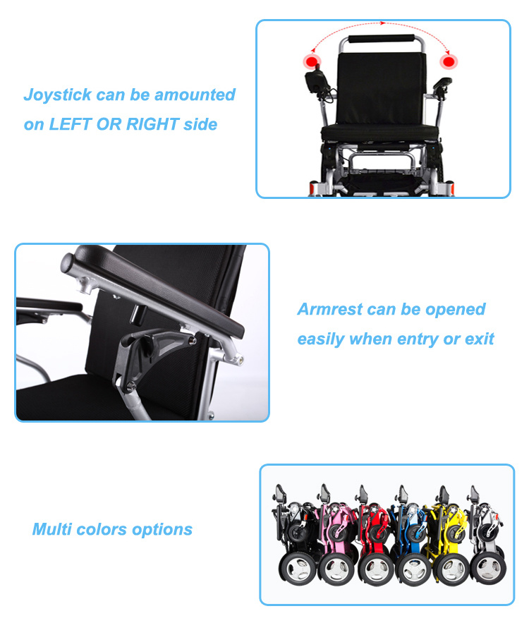 Jbh Smart Chair Lightweight Foldable Electric Wheelchair