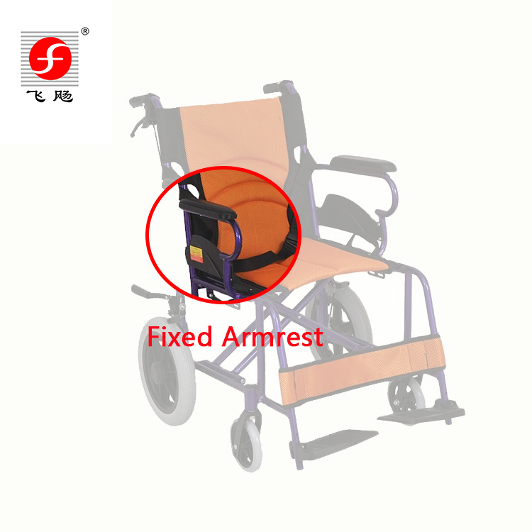 Lighiweight Small Wheels Aluminum Wheelchair