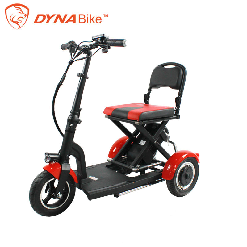 Removable Battery Portable Folding Lightweight Handicapped Scooter Electric