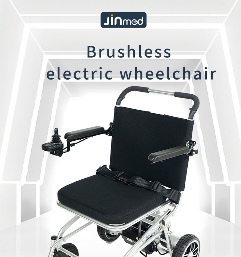 Jinmed Elderly Handicap Daily Use Long Lasting Portable Power Wheelchair