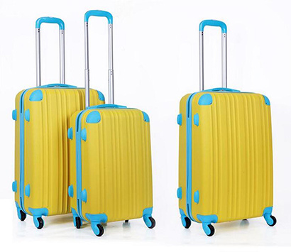 ABS Hard Shell Carbon Fiber Luggage Bags with Spinner Wheels