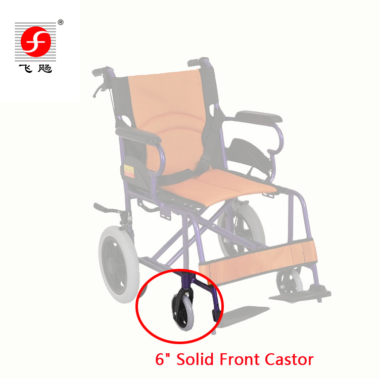 Lighiweight Small Wheels Aluminum Wheelchair