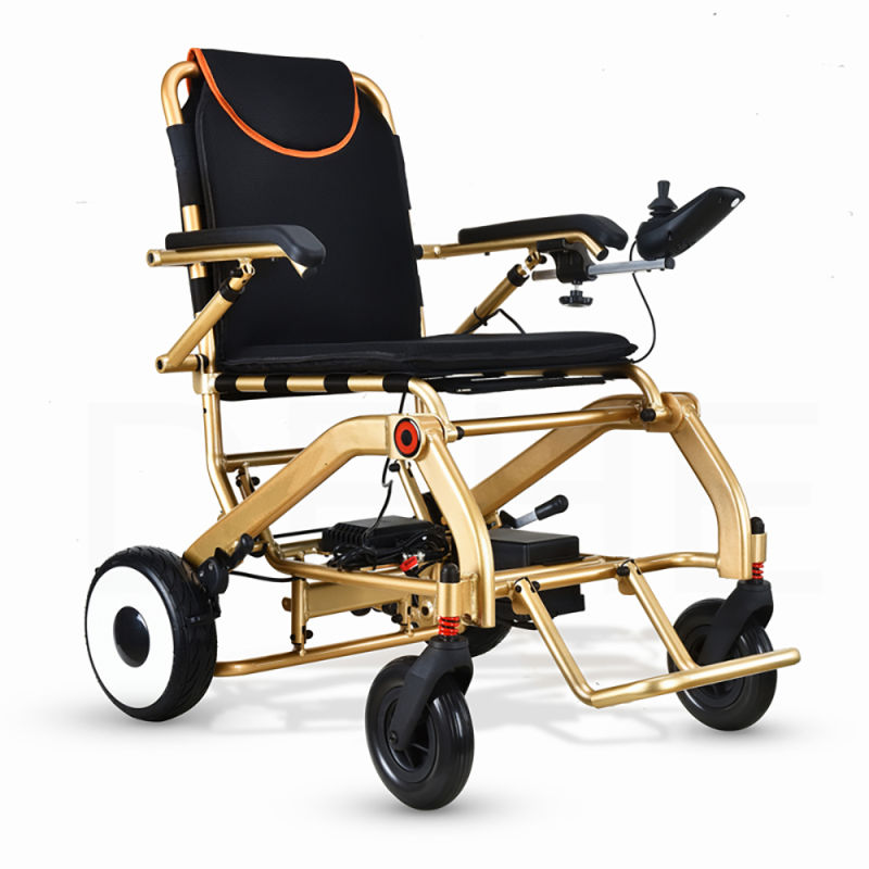 24V 250W Power Lightweight Wheelchair Folding Electric Wheelchair for Disabled Man