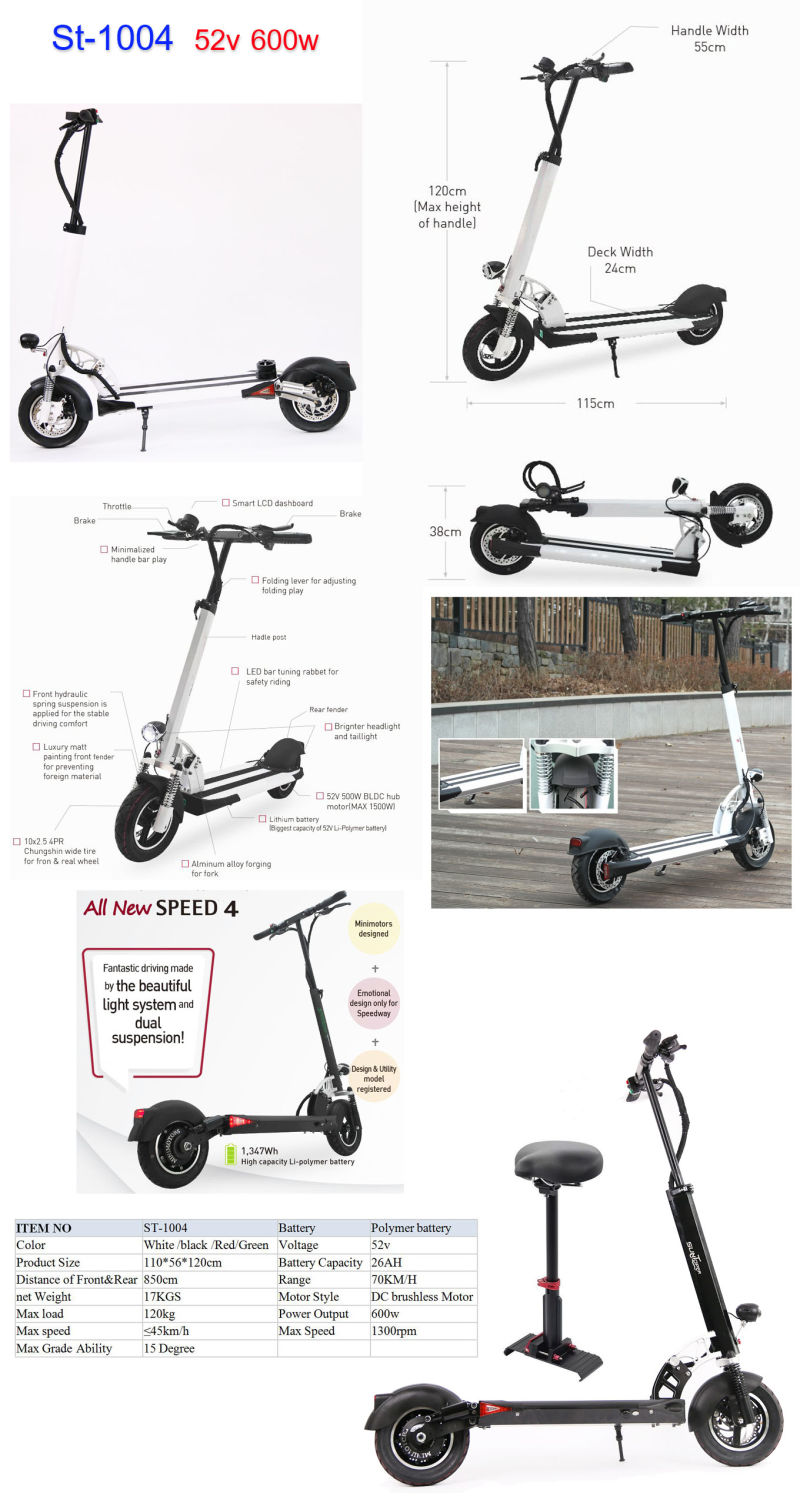 Ce Certificate Folding Scooter Electric