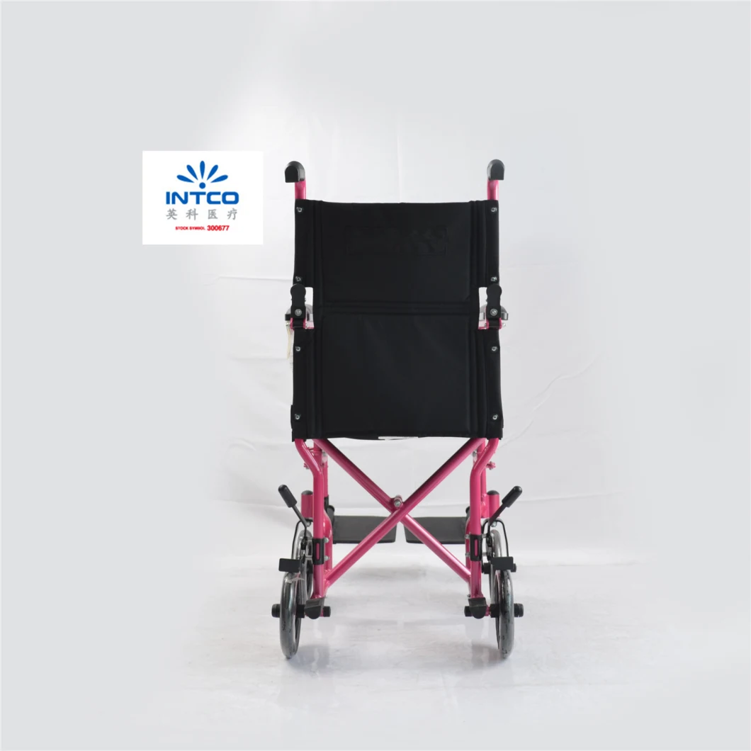 Compact Lightweight Transport Aluminum Wheelchair Within 11kg