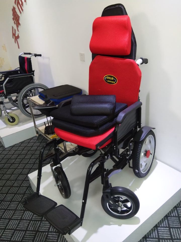 Reclining High Back Automatic Brake Electric Power Wheel Chair