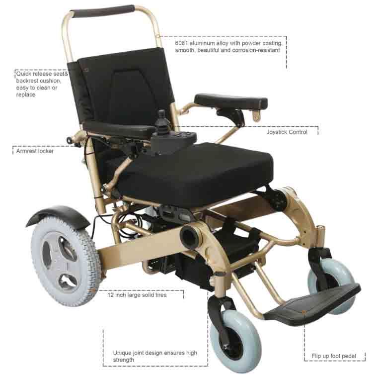 Brushless Motor Powerful Wheelchair on Sale