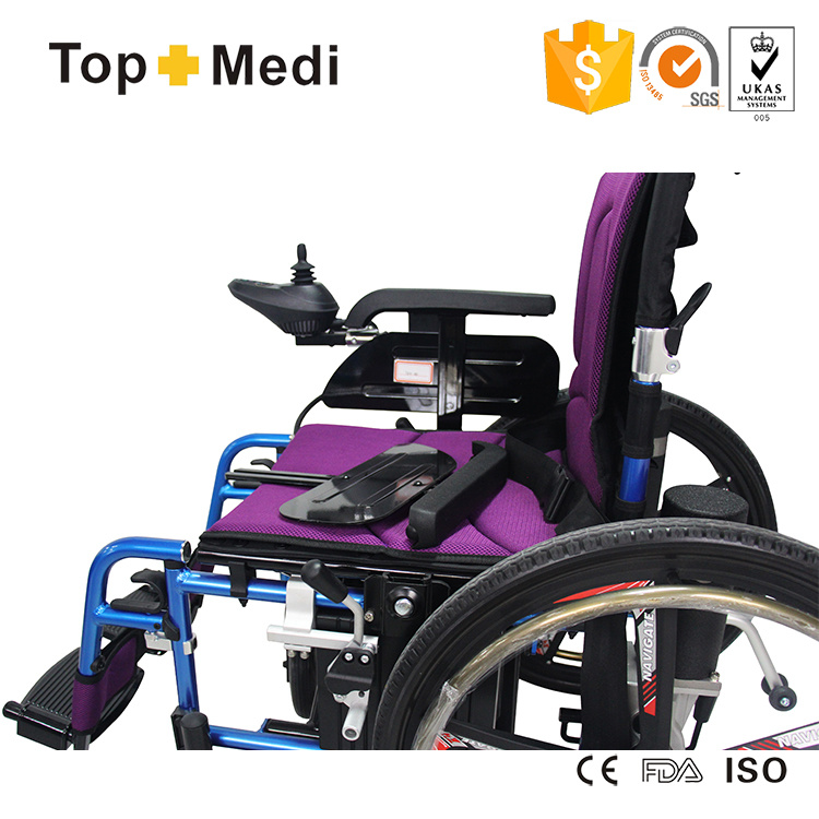 Electric Foldable Wheelchair with Magnesium Alloy Wheel