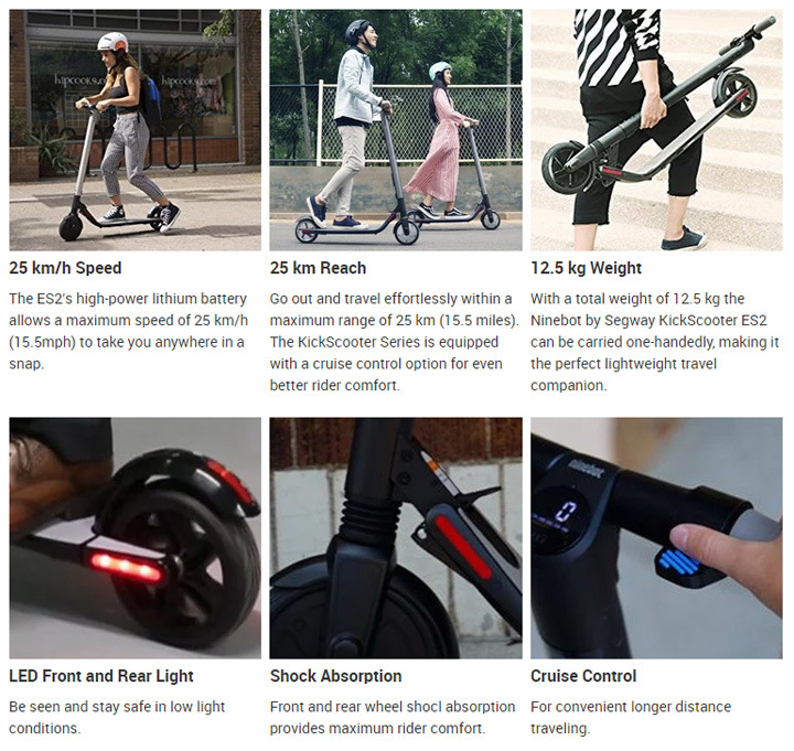 Segway Ninebot 25km/H Xiaomi M365 Mobility Foldable Kick Sharing Electric Scooter