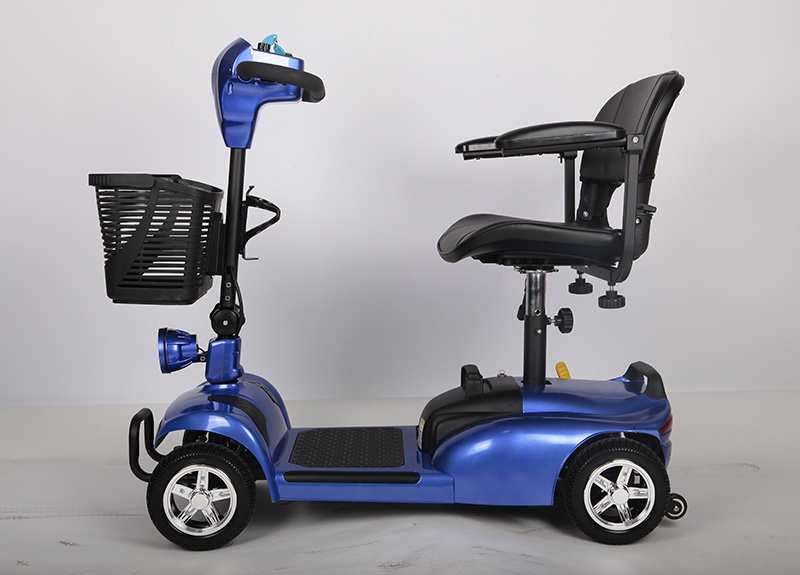 Four Wheel Electric Scooter with Seat for The Disabled