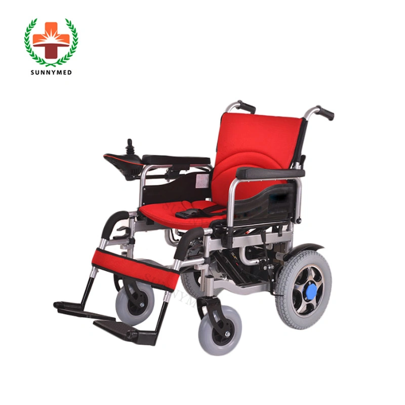 Sy-R103A Cheapest Professional Medical Portable Foldable Electric Wheelchair for Patient/Elderly