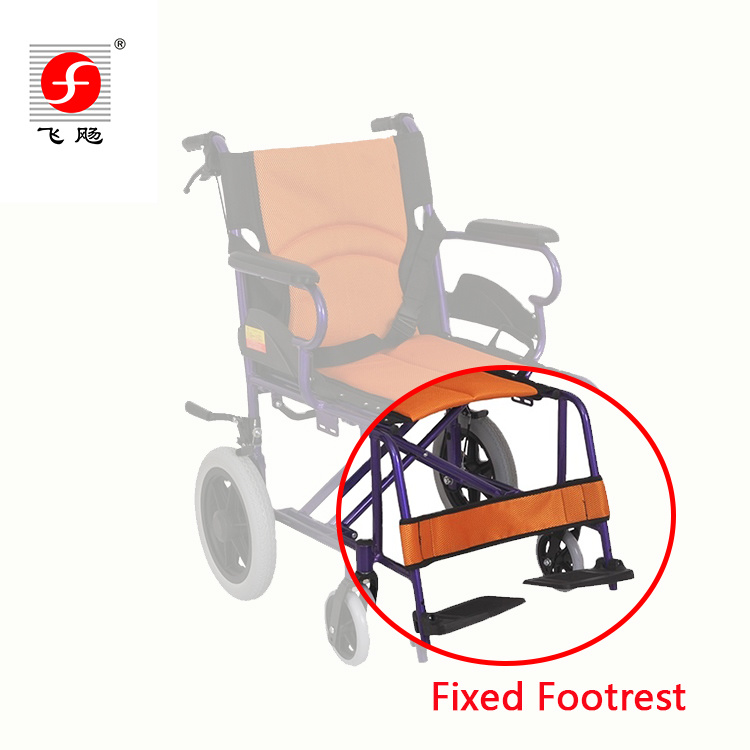 Lighiweight Small Wheels Aluminum Wheelchair