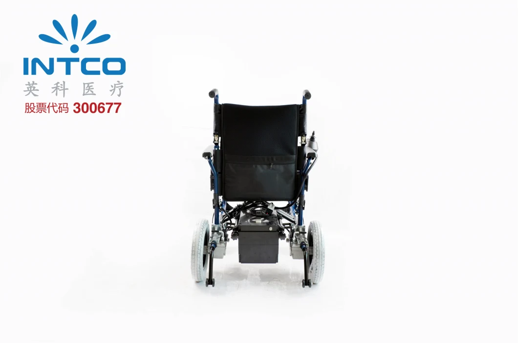 Mobility Aids Economic Standard Steel Folding Electric/Power Wheelchair for Disabled People