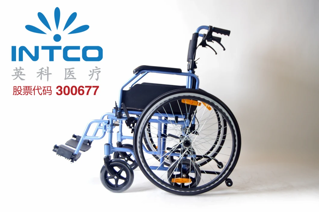 Mobility Aids Aluminum Foldable Manual Wheelchair for Disabled People