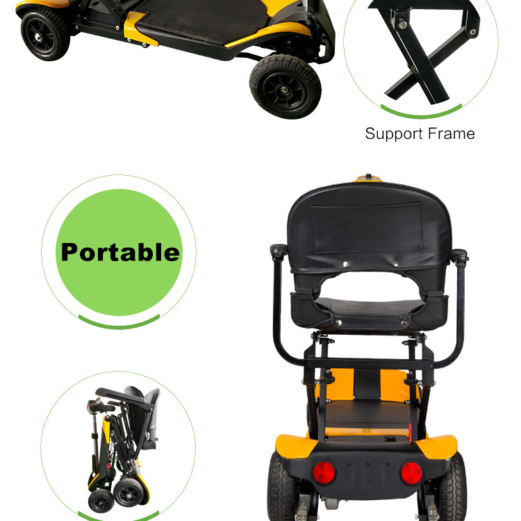 Big Size Power Portable Electric Folding Mobility Scooter