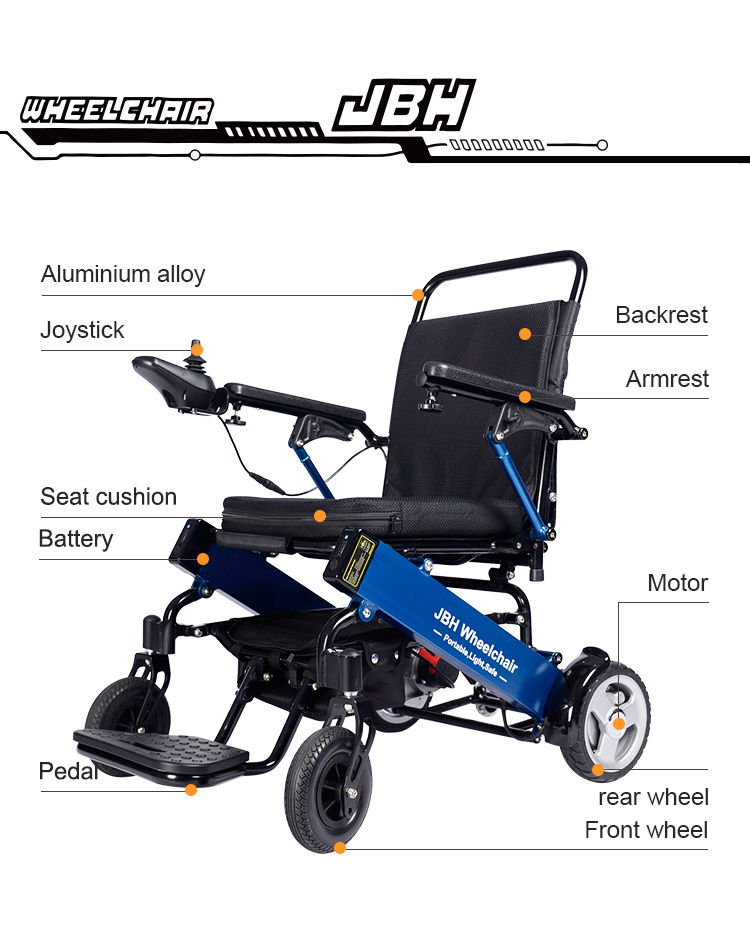 2020 Upgraded Product Dual Ternary Lithium Battery Electric Power Wheelchair