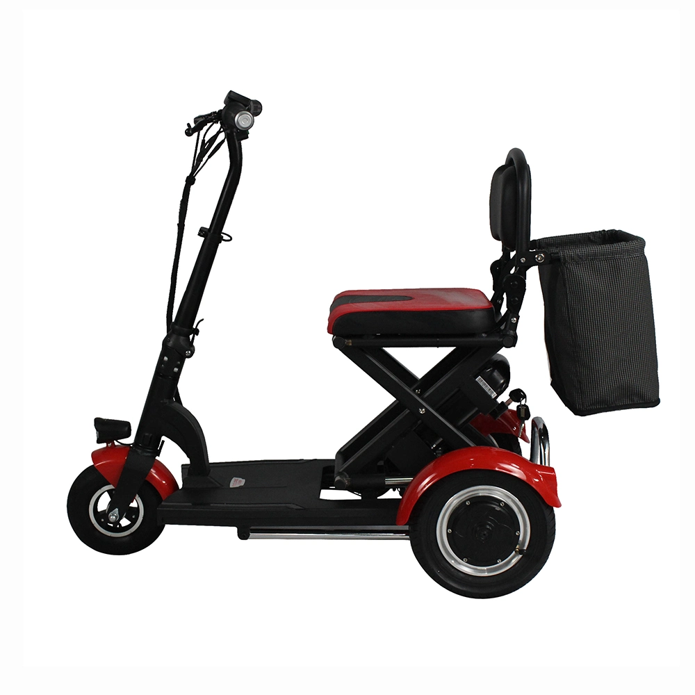 Foldable Mobility Scooter 3 Wheel 300W Rear Motor Aluminum Alloy Wheelchair Electric