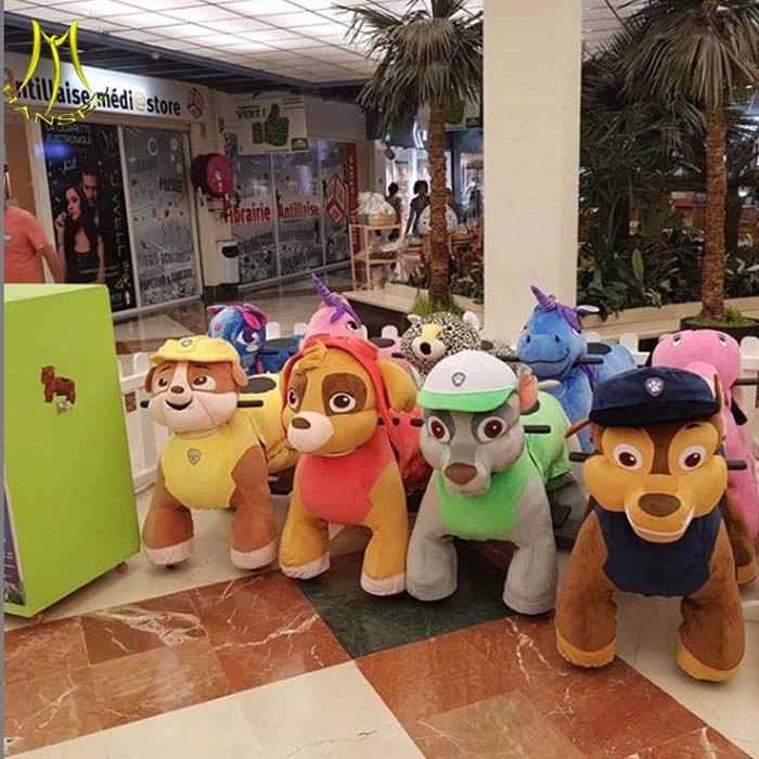 Hansel Kids Indoor Plush Animal Scooters Electric Animal Ride Shopping Mall