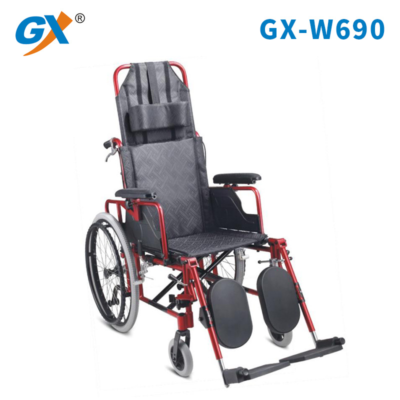 Disabled Reclining Foldable Lightweight Wheelchair