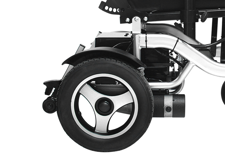 Topmedi Strong Loading Capacity Power Folding Electric Motor Wheelchair