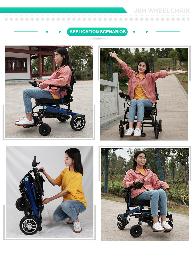 Adjustable Folding Electric Wheelchair