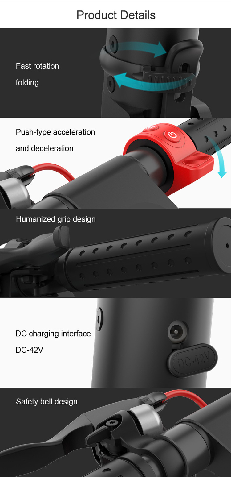 Electric Scooter Adult Foldable Electric Motorcycle Warehouse Electric Scooter