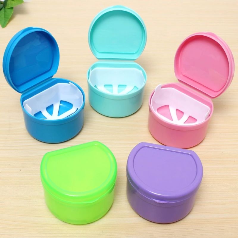 Medical Colorful Dental Denture Box Plastic Dental Teeth Case