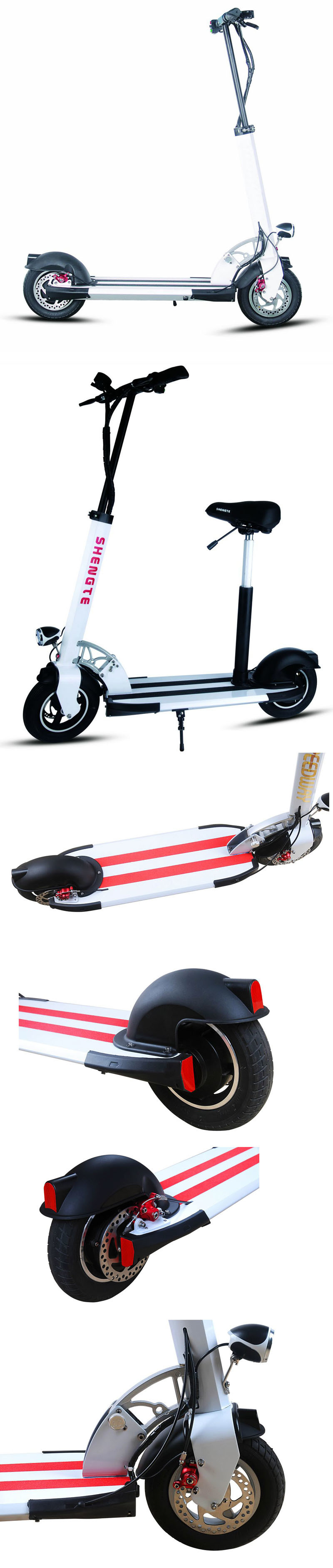 Ce Certificate Approved 500W Light Weight Lightweight Electric Scooter