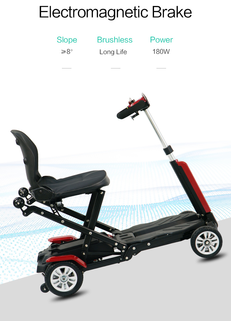 Factory Direct Light Weight Electric Fold Mobility Scooter for Outdoor