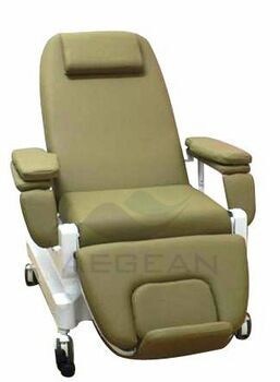 Hospital Patient Blood Dialysis Chemotherapy Electric Chair with IV Stand