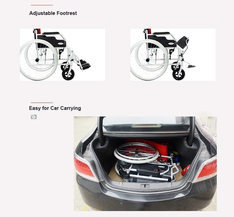 Best Sale High Quality Manual Wheelchair, Disabled Wheelchair, Economy Wheelchair, Factory Supply