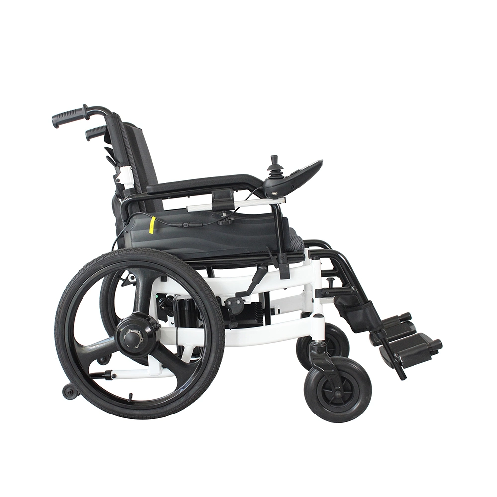 24V 250W/350W Lithium Battery Handiness Handicapped Wheelchair Folding Aluminum Alloy Electric Wheelchair for Elderly