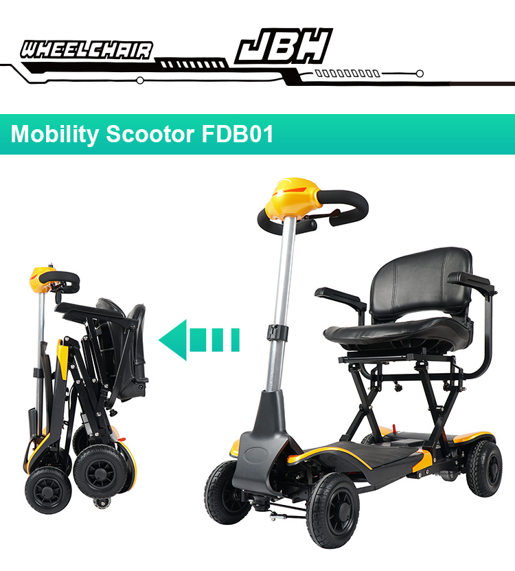 Outdoor Disabled Electric Folding Mobility Scooter