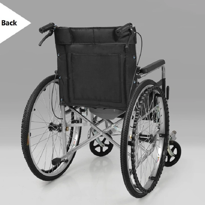 Manual Wheelchair Medical Equipment Hospital Foldable Lightweight Aid Wheelchair