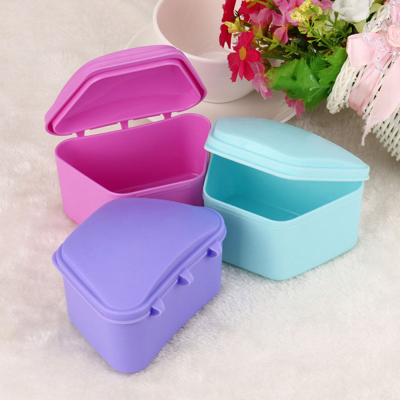 Medical Colorful Dental Denture Box Plastic Dental Teeth Case