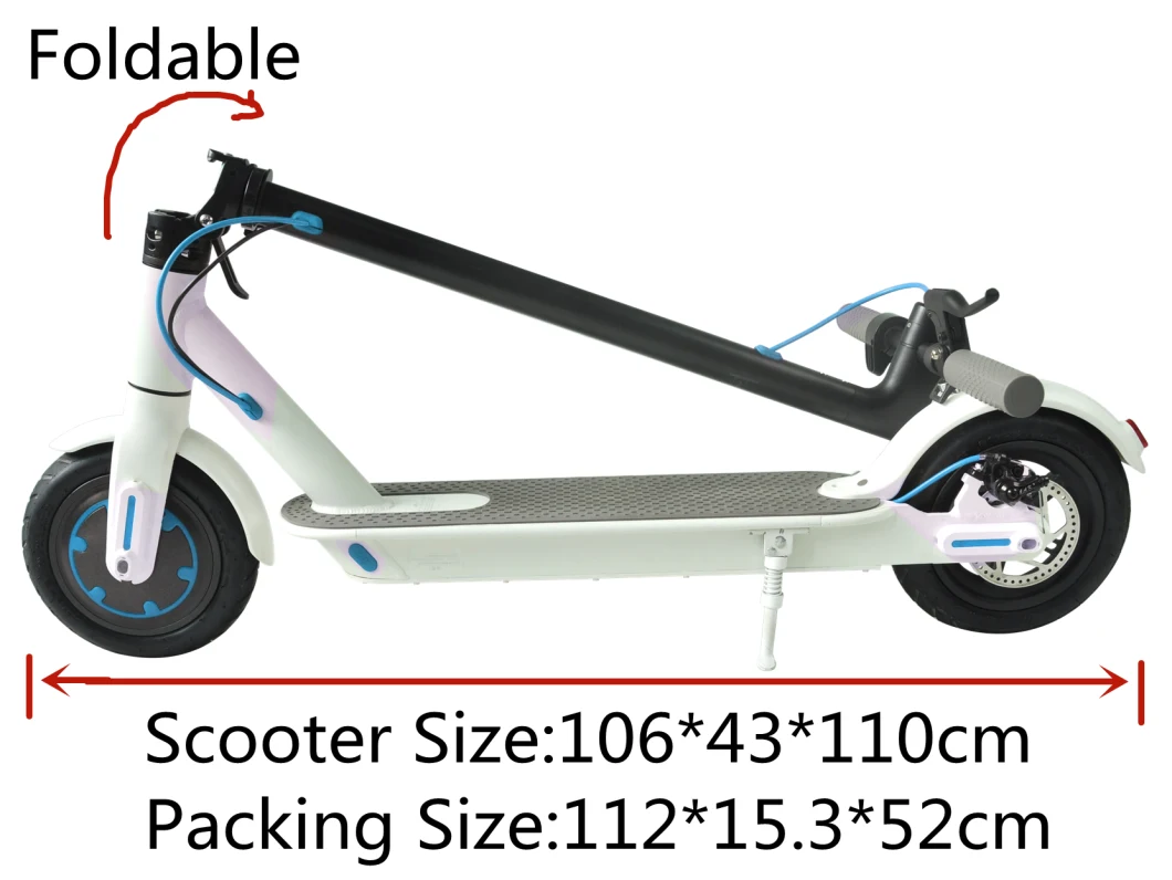 8.5inch Adult Electric Scooter Urban Cheap Mobility Foldable Scooter with Honeycomb Tire