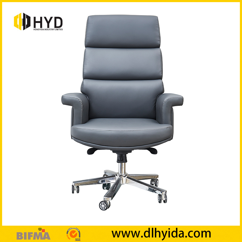 Modern Classic Real Leather Office Chair Executive Chairs with Wheels