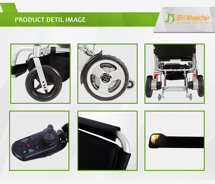 Folding Portable Electric Wheelchair for The Elderly and Disabled People with FDA, CE